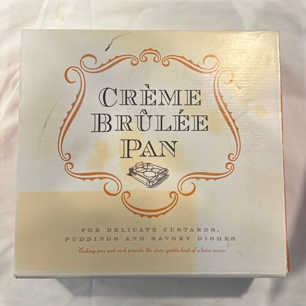 NEW Crème Brûlée Pan and Rack from Williams Sonoma